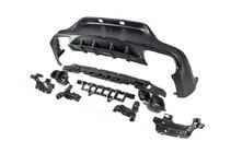 Mercedes GLC coupe C253 2016-2023 Rear Diffuser with Tips Black (AMG63 Design) photo 5