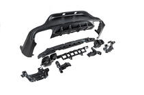 Mercedes GLC coupe C253 2016-2023 Rear Diffuser with Tips Black (AMG63 Design) photo 6