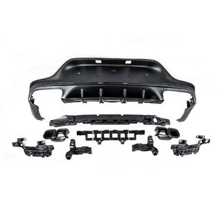 Rear Diffuser with Tips Black (AMG63 Design) photo 4