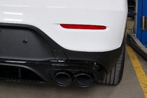 Mercedes GLC coupe C253 2016-2023 Rear diffuser with exhaust tips (AMG43 Design) photo 4