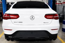 Mercedes GLC coupe C253 2016-2023 Rear diffuser with exhaust tips (AMG43 Design) photo 3