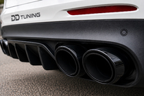 Mercedes GLC coupe C253 2016-2023 Rear diffuser with exhaust tips (AMG43 Design) photo 5