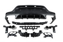 Mercedes GLC coupe C253 2016-2023 Rear diffuser with exhaust tips (AMG43 Design) photo 7