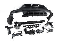 Mercedes GLC coupe C253 2016-2023 Rear diffuser with exhaust tips (AMG43 Design) photo 9