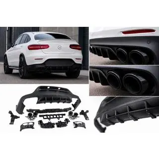Rear diffuser with exhaust tips (AMG43 Design)