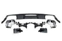 Mercedes CLS C218 2011-2018 Rear diffuser with exhaust tips Black (2015-2018, CLS63 design) photo 6