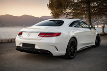 Mercedes S-class C217 Coupe 2014-2020 Rear Diffuser with Tips Black (2018-2020) photo 3