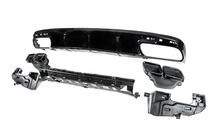 Mercedes S-class C217 Coupe 2014-2020 Rear Diffuser with Tips Black (2018-2020) photo 6