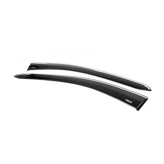 Window Deflectors with Chrome Trim (2 pcs, Niken) photo 2