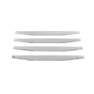 Interior door sill covers (4 pcs, stainless steel) photo 1
