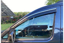 Ford Connect 2021- Window deflectors with chrome trim (2 pcs., Sunplex Chrome) photo 1