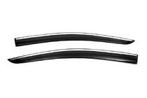 Ford Connect 2021- Window deflectors with chrome trim (2 pcs., Sunplex Chrome) photo 3
