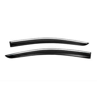 Window deflectors with chrome trim (2 pcs., Sunplex Chrome) photo 3