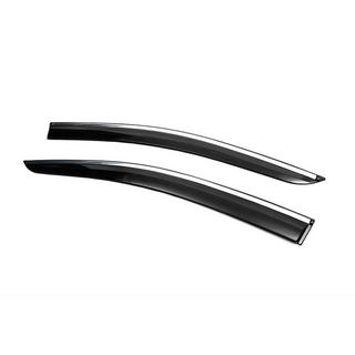 Window deflectors with chrome trim (2 pcs., Sunplex Chrome) photo 4