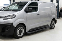 Opel Zafira Life 2019- Side Steps Allmond Black (2 pcs, Aluminum) XL – Long Wheelbase photo 5