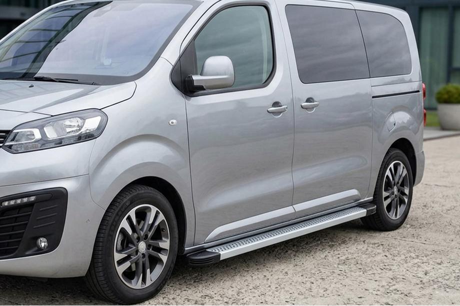 Opel Zafira Life 2019- Side Steps Maya V2 (2 pcs, Aluminum) Image
