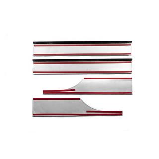 Interior door sill protectors (no logo, stainless steel) photo 3