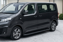 Opel Vivaro 2019- Side Steps Tayga Black (2 pcs, Aluminum) photo 1
