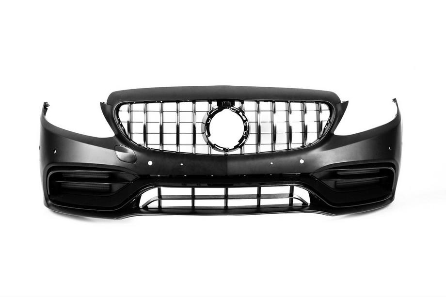 Mercedes C-class W205 2014-2021 Front bumper assembly (AMG C63-design 2018-2021) Photo 3