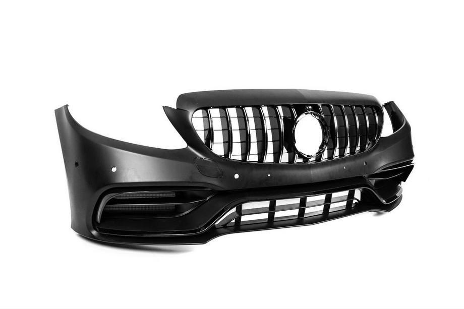Mercedes C-class W205 2014-2021 Front bumper assembly (AMG C63-design 2018-2021) Photo 5