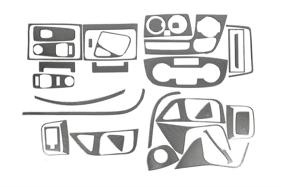 Opel Movano 2021- Dashboard Trim Covers Carbon Image