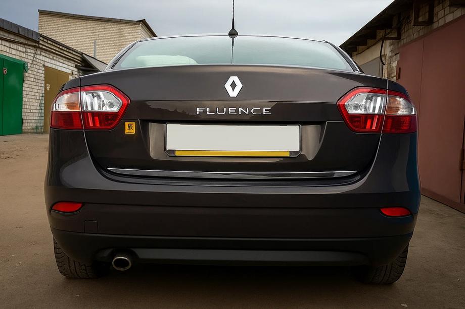 Renault Fluence 2009-2016 Trunk Trim Stainless Steel Image