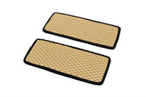 Opel Movano 2021- Polyurethane Door Sill Mats (2 pcs, EVA, Beige) photo 2