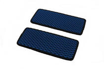 Opel Movano 2021- Polyurethane Door Sill Mats (2 pcs, EVA, Blue) photo 1