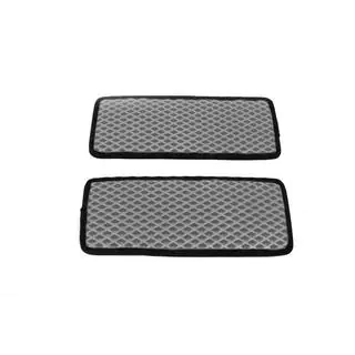 Polyurethane door sill mats (2 pcs, EVA, grey)