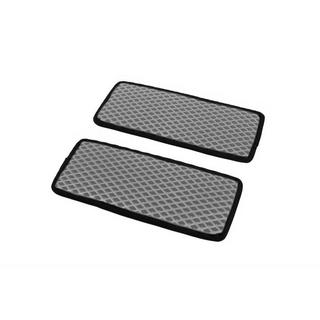 Polyurethane door sill mats (2 pcs, EVA, grey) Opel Movano 2021- photo 2