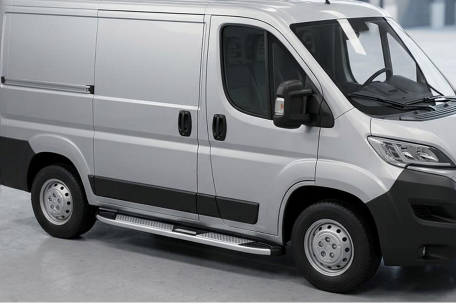 Opel Movano 2021- Side Steps Mevsim Grey (2 pcs, Aluminum) Image