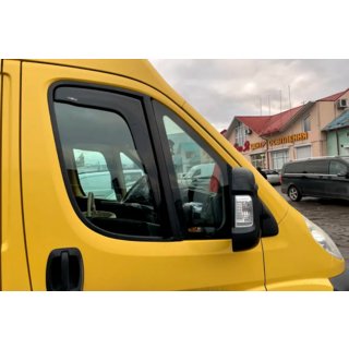 In-channel window deflectors (2 pcs, HIC) Opel Movano 2021- photo 2