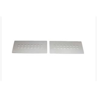 Interior door sill plates OmsaLine (2 pcs, Stainless Steel)