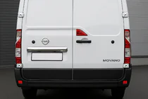Opel Movano 2021- Chrome trim above license plate (stainless steel) photo 1