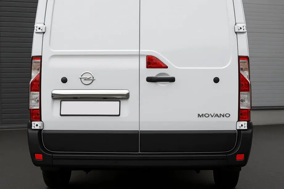Opel Movano 2021- Chrome trim above license plate (stainless steel) Image