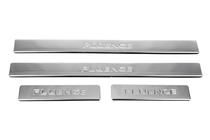 Renault Fluence 2009-2016 Door Sill Protectors OmsaLine (4 pcs, Stainless Steel) photo 2
