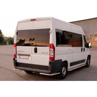 Rear Corner Bars AK003 (2 pcs, stainless steel) Opel Movano 2021- photo 3
