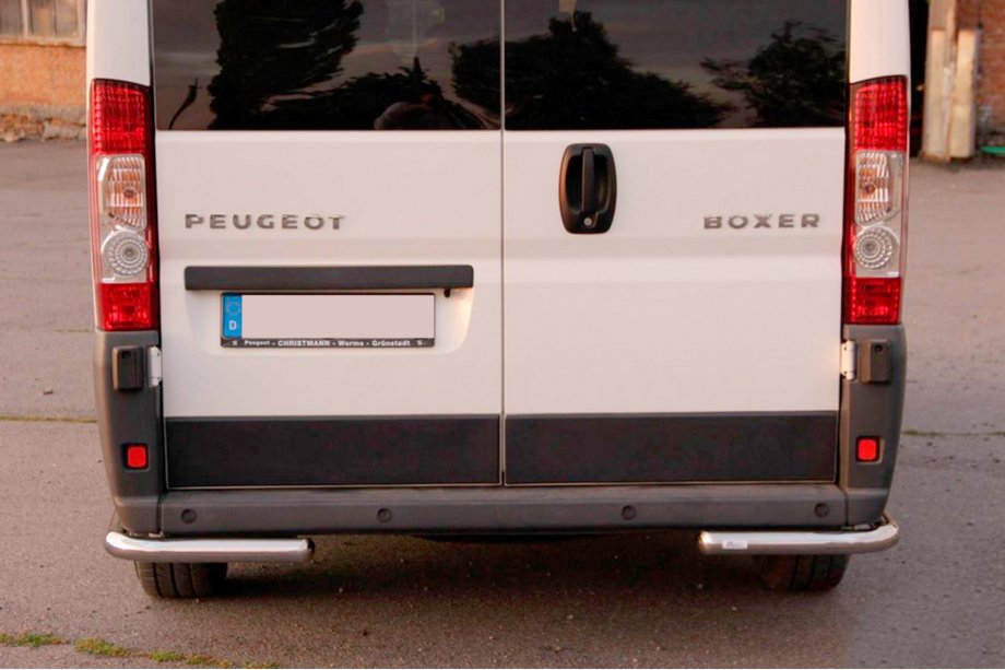 Opel Movano 2021- Rear Corner Bars AK003 (2 pcs, stainless steel) Photo 4