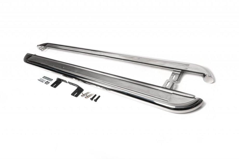 Opel Movano 2021- Premium Side Steps (2 pcs, Stainless Steel) Short Wheelbase, Ø60 Photo 2