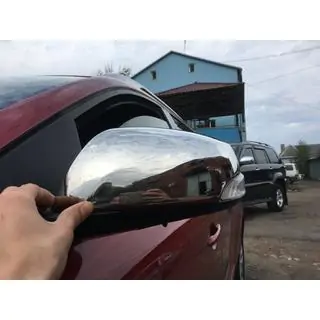 Mirror Covers (2 pcs, Stainless Steel) photo 4