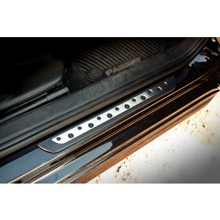 Door sill protectors (Dotline, 4 pcs, stainless steel) Volkswagen Passat B7 2012-2015 photo 1