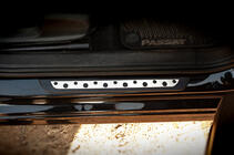 Volkswagen Passat B6 2006-2012 Door sill protectors (Dotline, 4 pcs, stainless steel) photo 2
