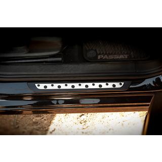 Door sill protectors (Dotline, 4 pcs, stainless steel) Volkswagen Passat B6 2006-2012 photo 2