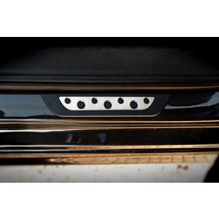 Door sill protectors (Dotline, 4 pcs, stainless steel) Volkswagen Passat B6 2006-2012 photo 3