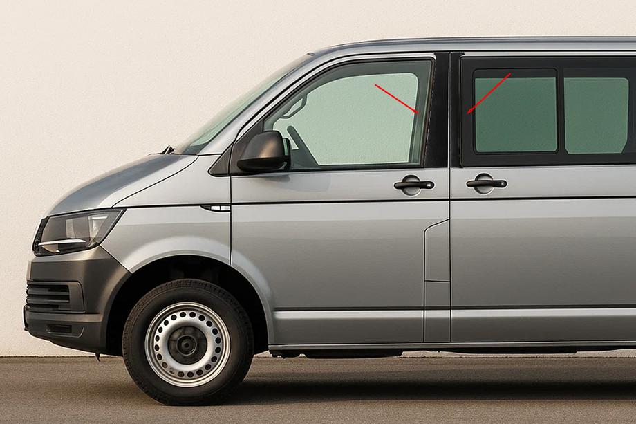 Volkswagen T5 2010-2015 Door Pillar Covers EuroCap Image