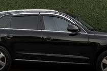 Audi Q5 2008-2017 Window Deflectors with Chrome Trim Niken Luxury (4 pcs) photo 1