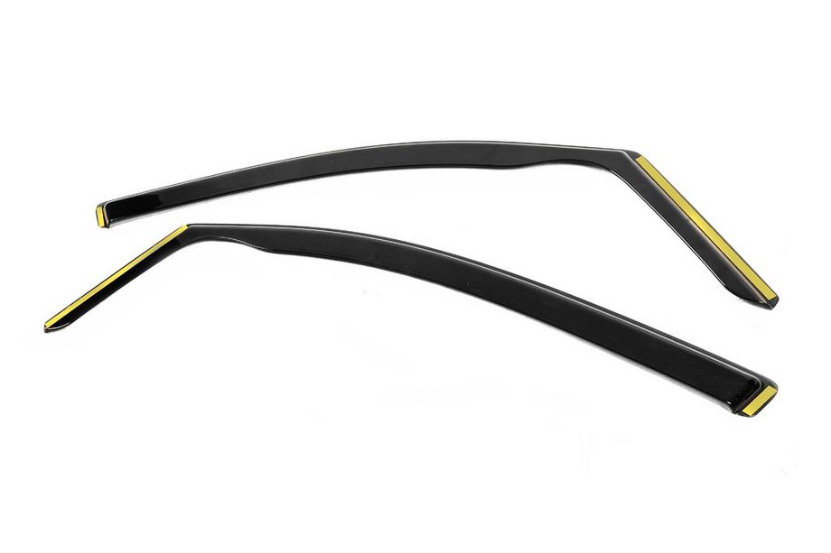 Volkswagen Caddy 2004-2010 In-Channel Wind Deflectors Niken Luxury (2 pcs) Photo 6