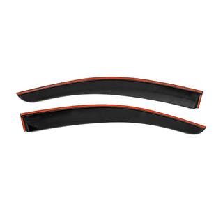 Window Deflectors with Chrome Trim Niken Luxury (2 pcs) Fiat Fiorino/Qubo 2008-2024 photo 4