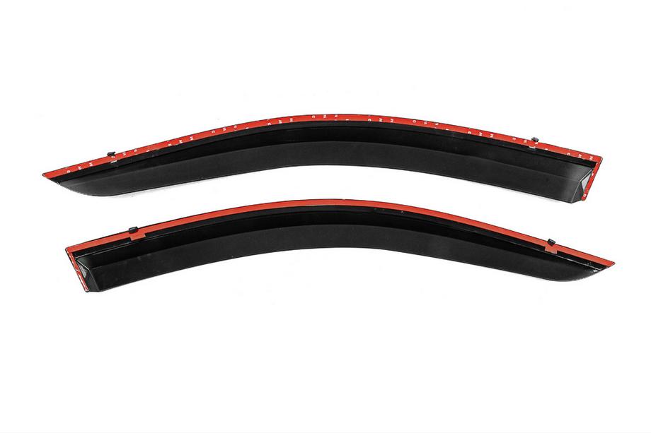 Dacia Dokker 2013-2022 Window Deflectors with Chrome Trim Niken Luxury (2 pcs) Photo 4