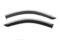 Renault Dokker 2013-2022 Window Deflectors with Chrome Trim Niken Luxury (2 pcs) photo 2
